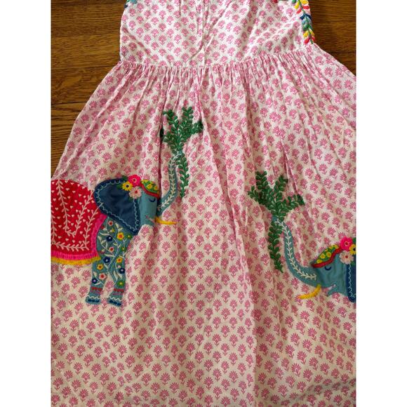 Mini Boden Girls' Elephant Applique Dress Size 5-6 - Picture 2 of 6